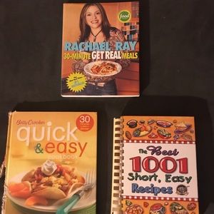 Rachel Ray and 30 min meal cookbooks